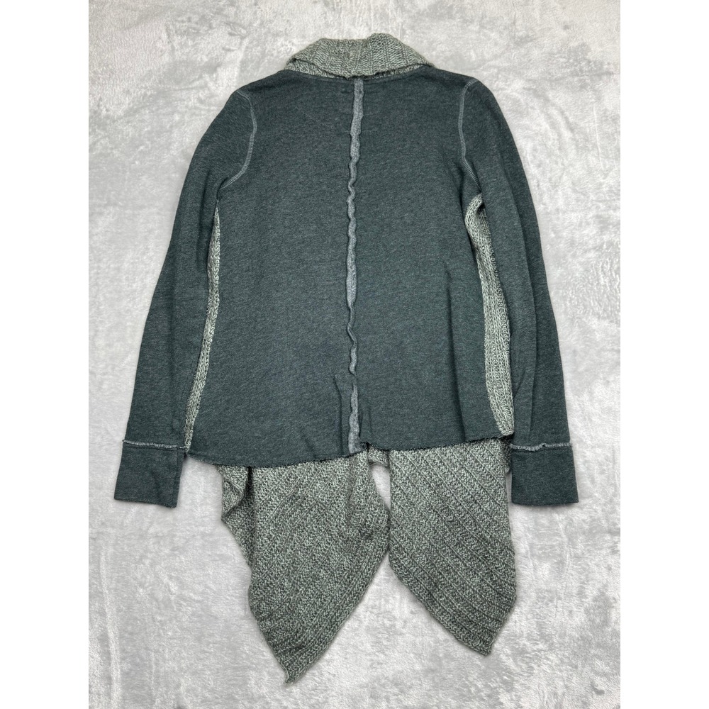 Saturday Sunday Anthropologie Casado Waterfall Cardigan Sweater Green Xs View 3